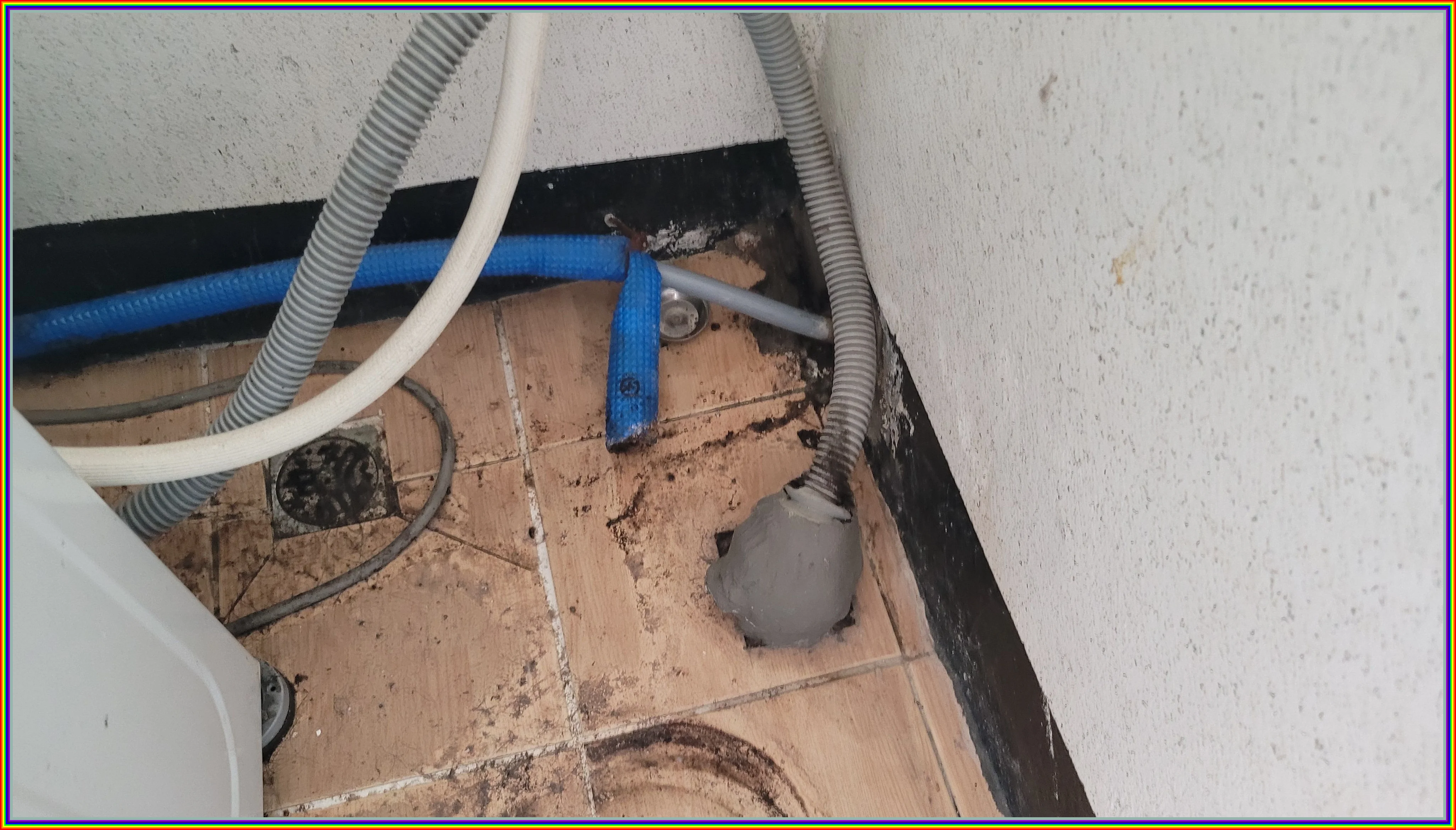 누수 현장 이미지