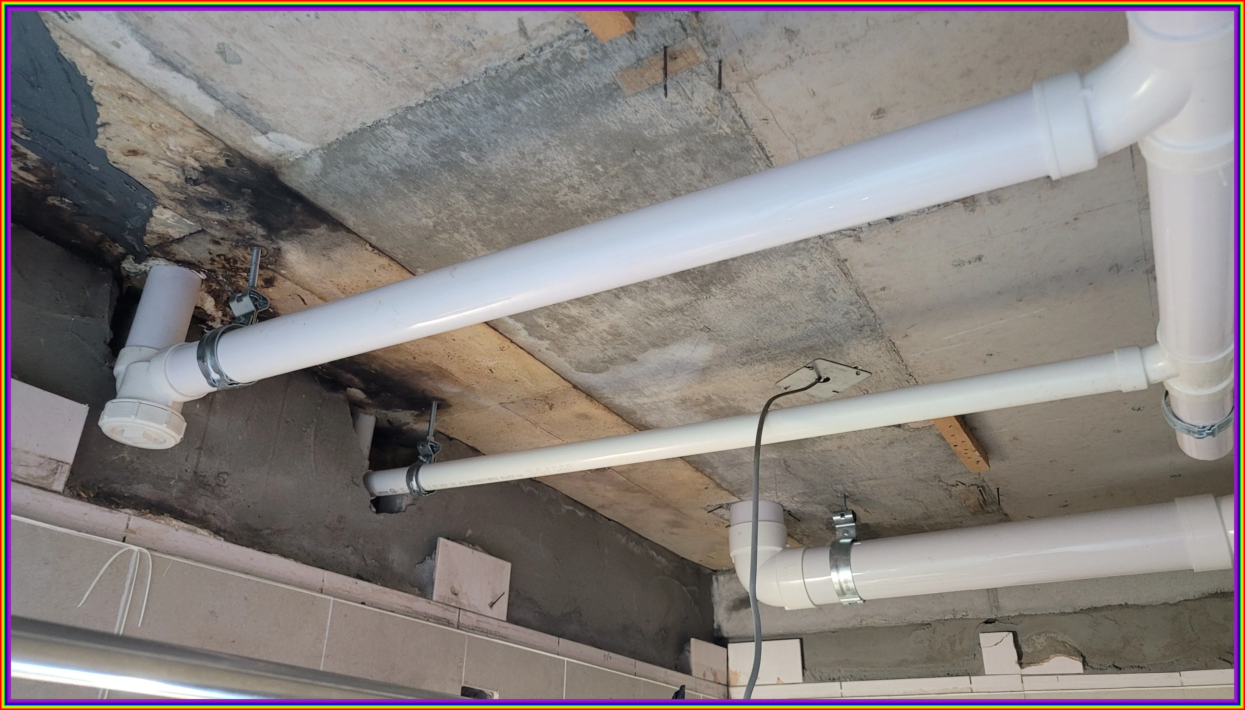 누수 현장 이미지