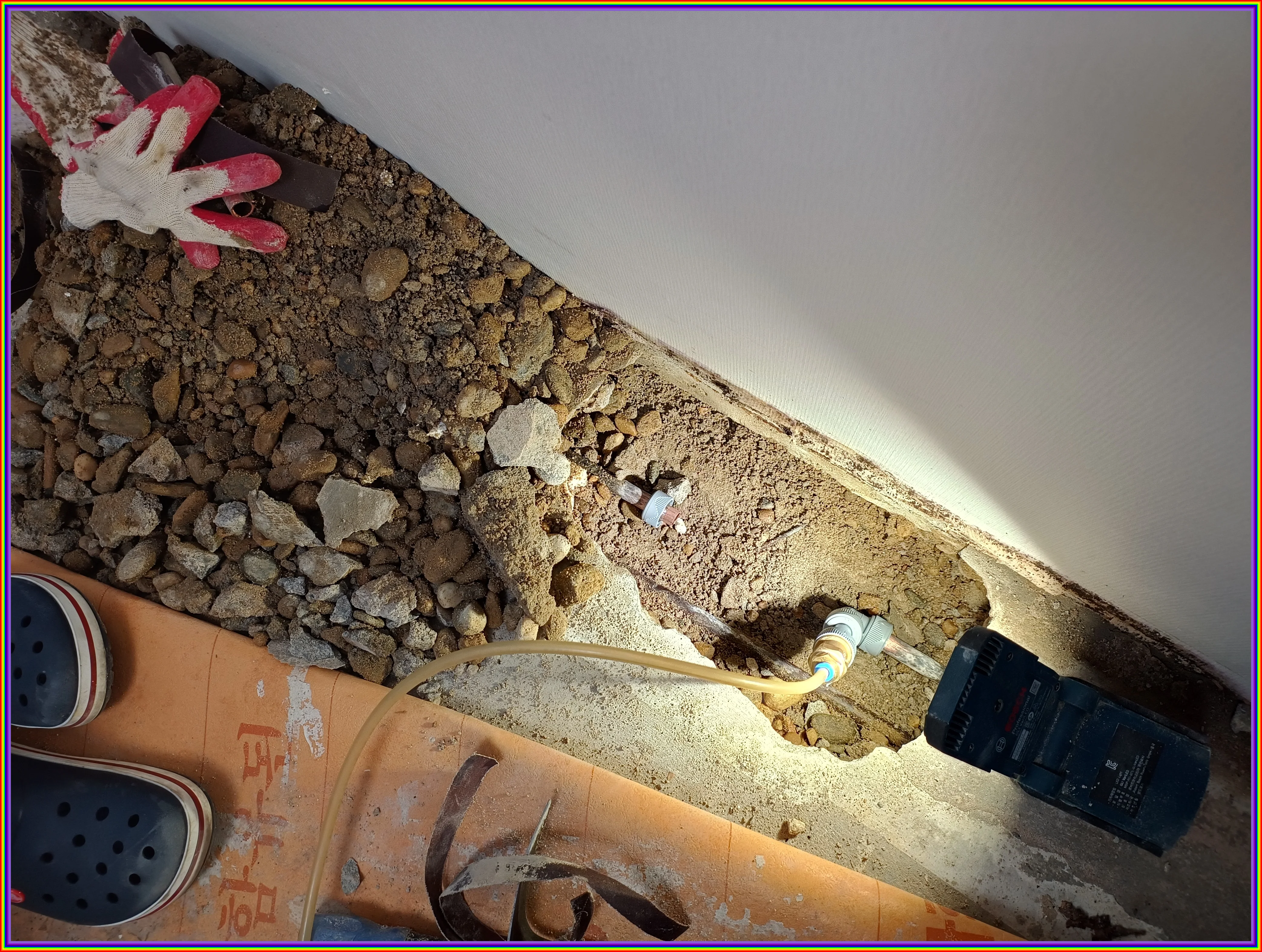 누수 현장 이미지