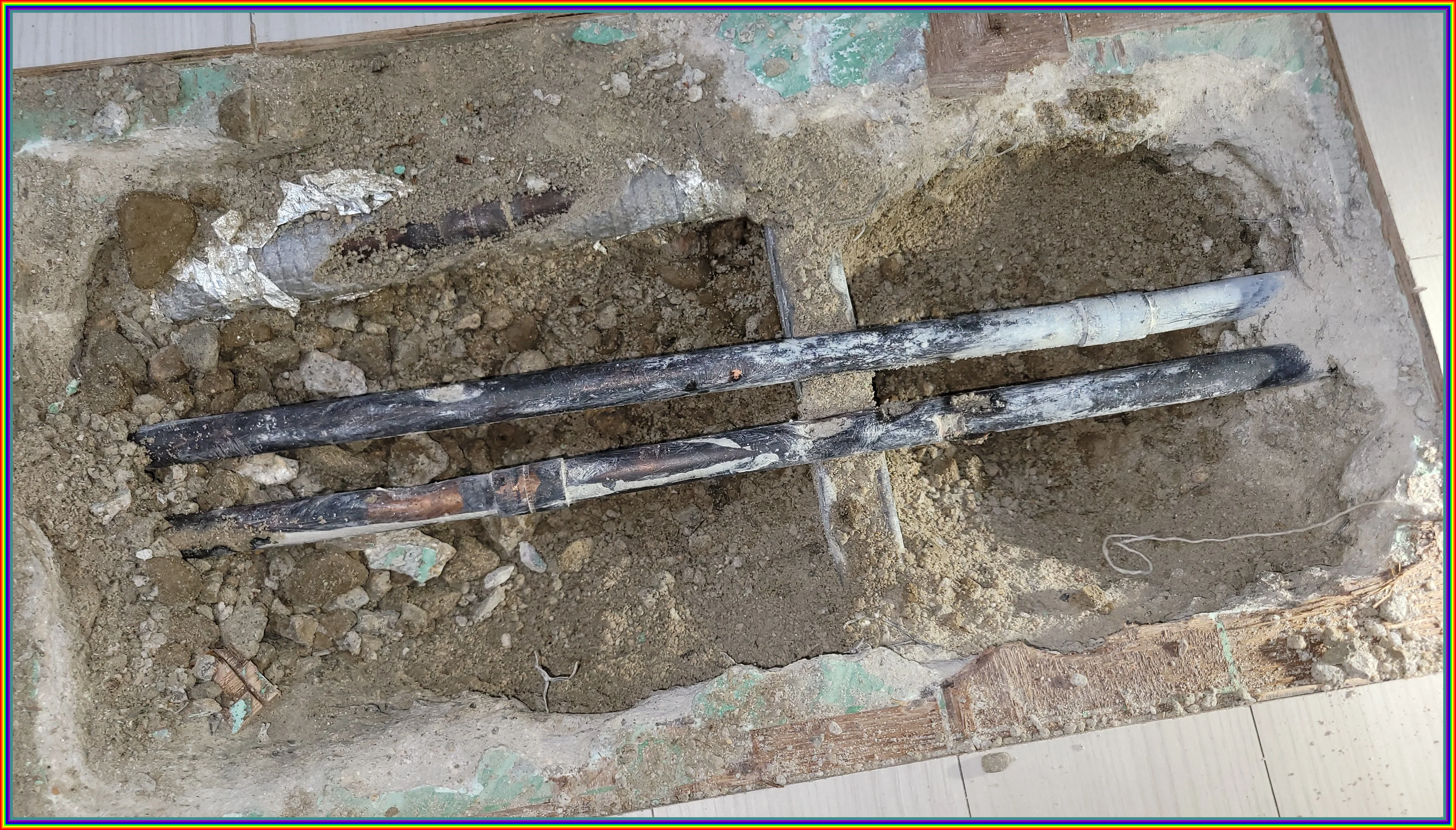 누수 현장 이미지